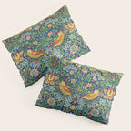 William Morris "Strawberry Thief" 11. Pillow Sham Gallery Image 3