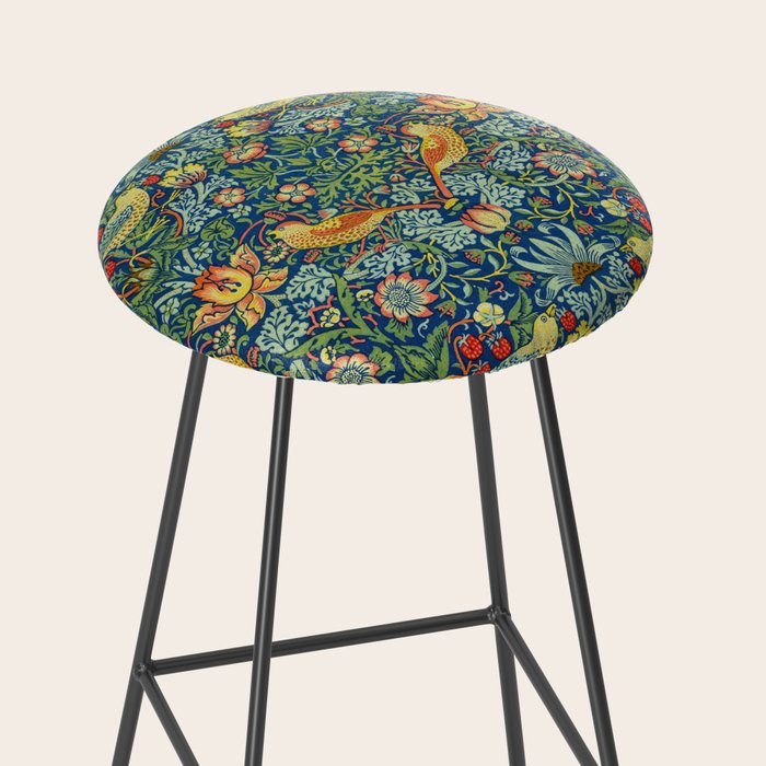 William Morris "Strawberry Thief" 11. Stool Gallery Image 2