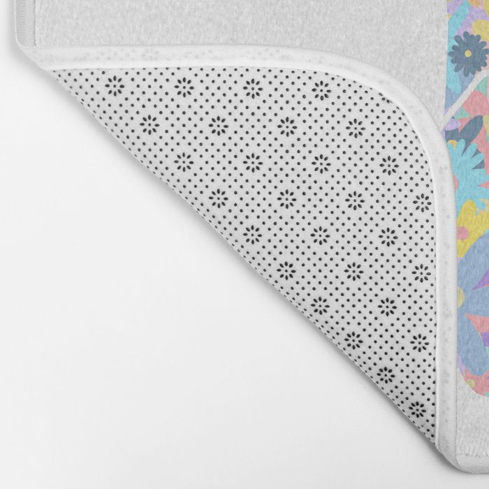 Peace Out Flowers Bath Mat Gallery Image 2