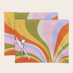 Candy Paint: Sunrise | Mid Century Retro Edition Placemat Gallery Image 1