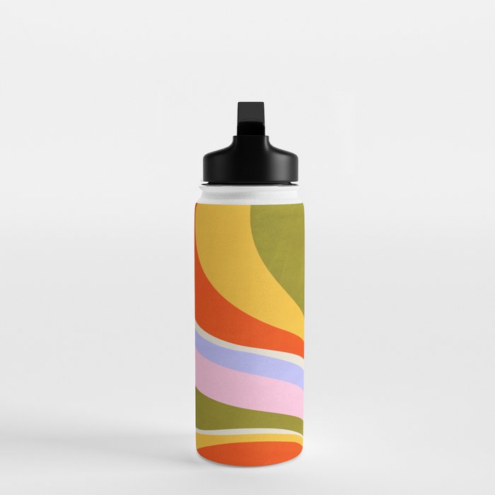 Candy Paint: Sunrise | Mid Century Retro Edition Water Bottle Gallery Image 3