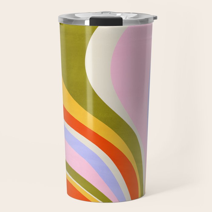 Candy Paint: Sunrise | Mid Century Retro Edition Travel Mug Gallery Image 1