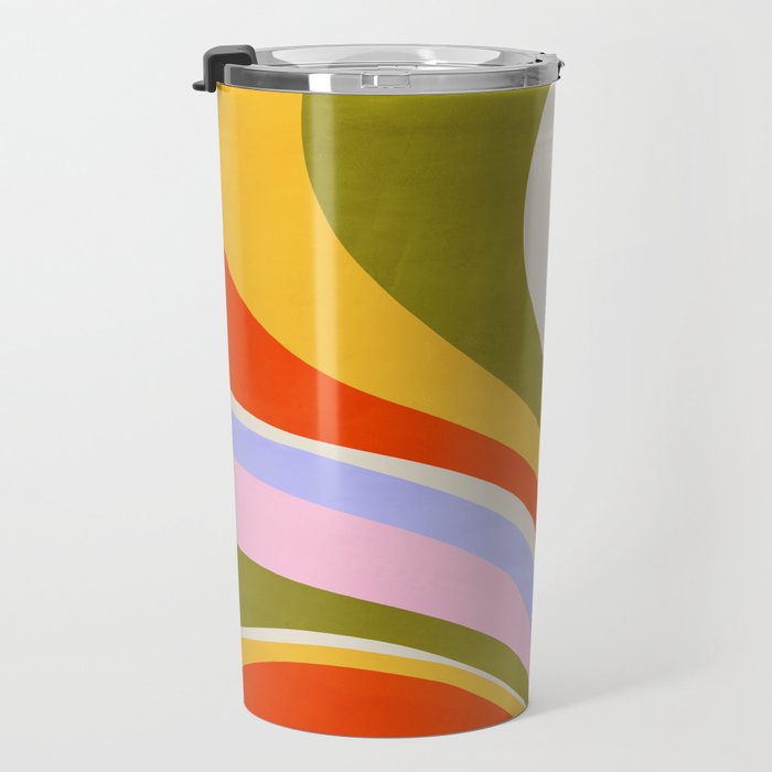 Candy Paint: Sunrise | Mid Century Retro Edition Travel Mug Gallery Image 3