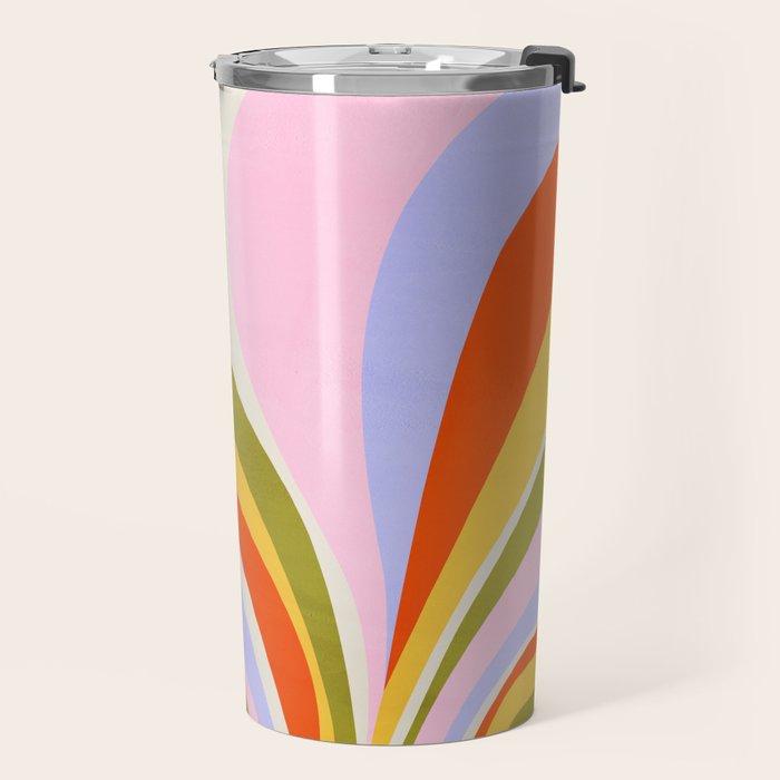 Candy Paint: Sunrise | Mid Century Retro Edition Travel Mug Gallery Image 2