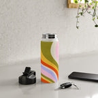 Candy Paint: Sunrise | Mid Century Retro Edition Water Bottle Gallery Image 4