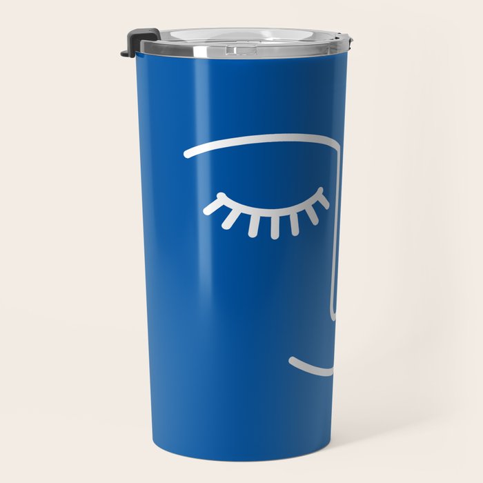 Wink (Sapphire Blue) Travel Mug Gallery Image 3