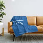 Wink (Sapphire Blue) Throw Blanket Gallery Image 1