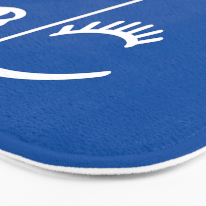 Wink (Sapphire Blue) Bath Mat Gallery Image 3