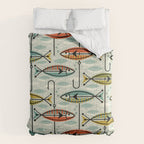 Vintage Color Block Fish Comforter Gallery Image 6