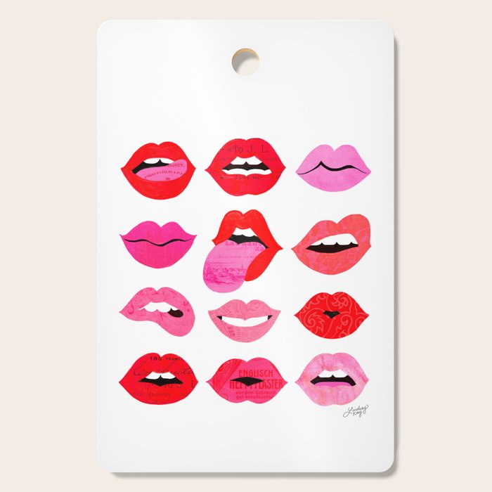Lips of Love Cutting Board Gallery Image 1