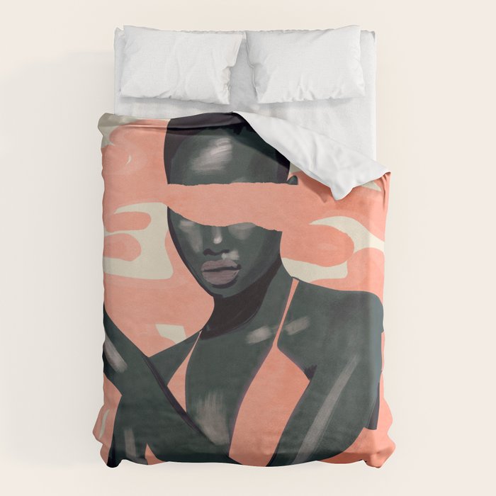 Girl Portrait 30 Duvet Cover Gallery Image 6