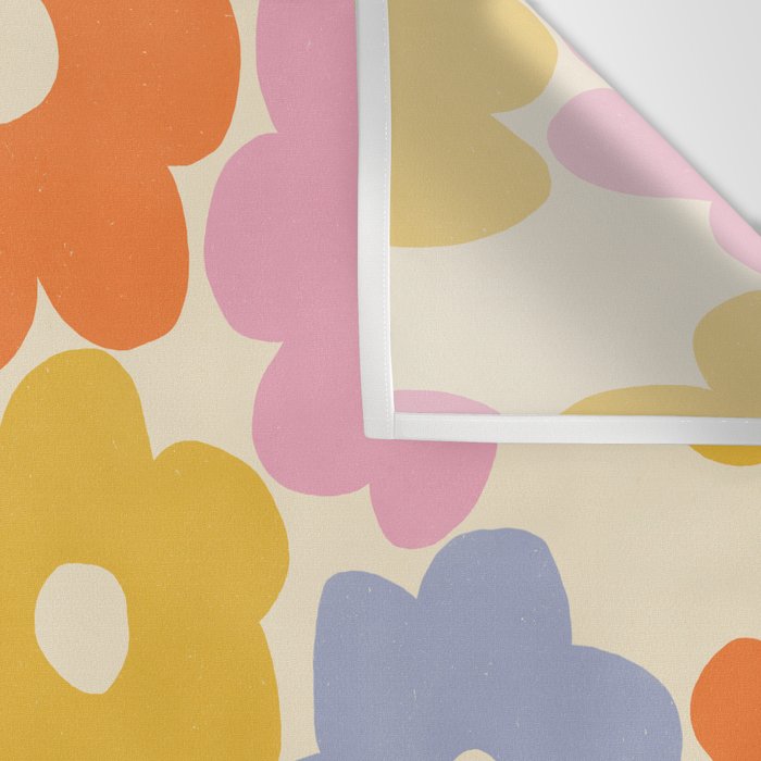 Simple Flower Pattern #1 Wall Tapestry Gallery Image 3