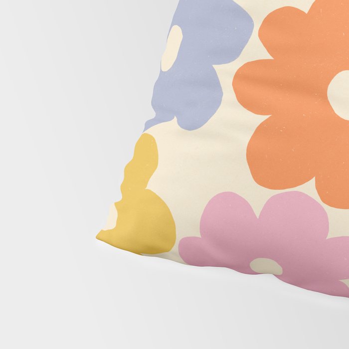 Simple Flower Pattern #1 Pillow Sham Gallery Image 4