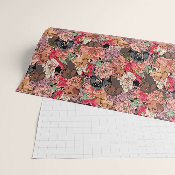Because Dachshund Wrapping Paper Gallery Image 2