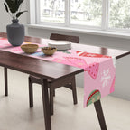 Cute Christmas Pink Table Runner Gallery Image 2