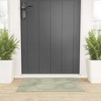 calming essentials Curved Lines soft sage Welcome Mat Gallery Image 3