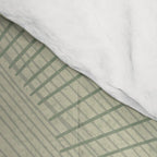 calming essentials Curved Lines soft sage Comforter Gallery Image 4