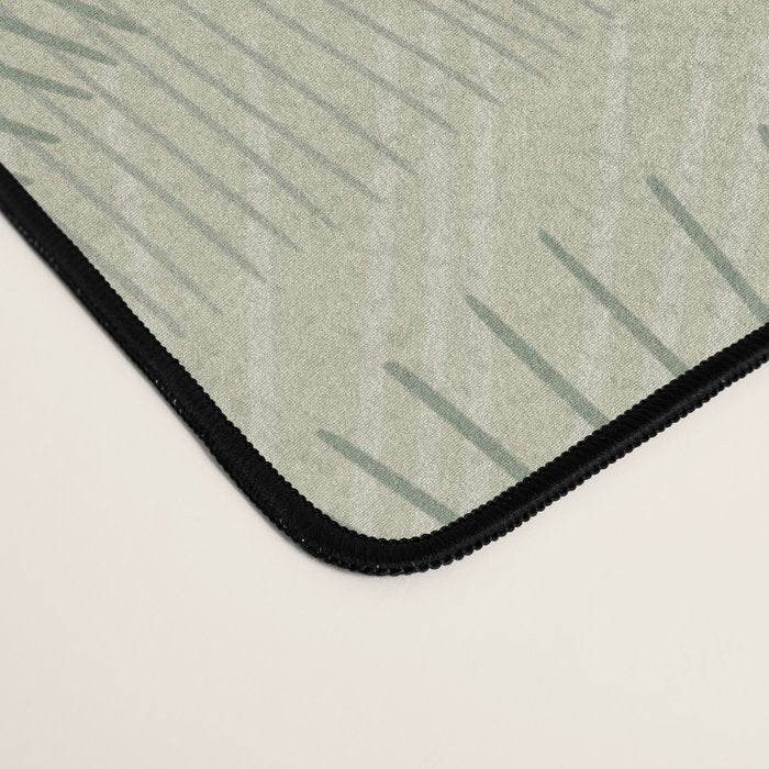 calming essentials Curved Lines soft sage Desk Mat Gallery Image 4