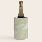 calming essentials Curved Lines soft sage Wine Chiller Gallery Image 1