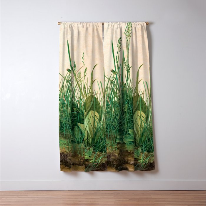 Albrecht Dürer The Great Piece of Turf ,1503 Window Curtain Gallery Image 3