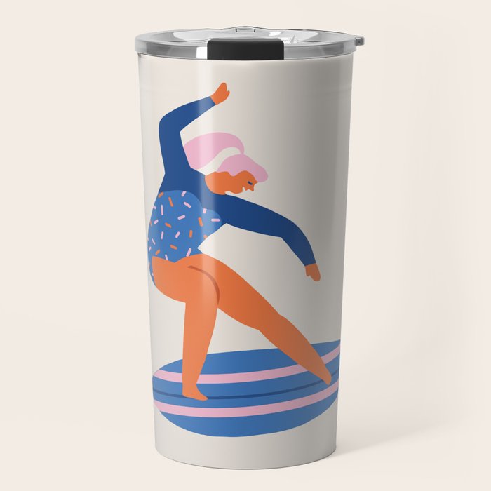 Surf girl Travel Mug Gallery Image 1