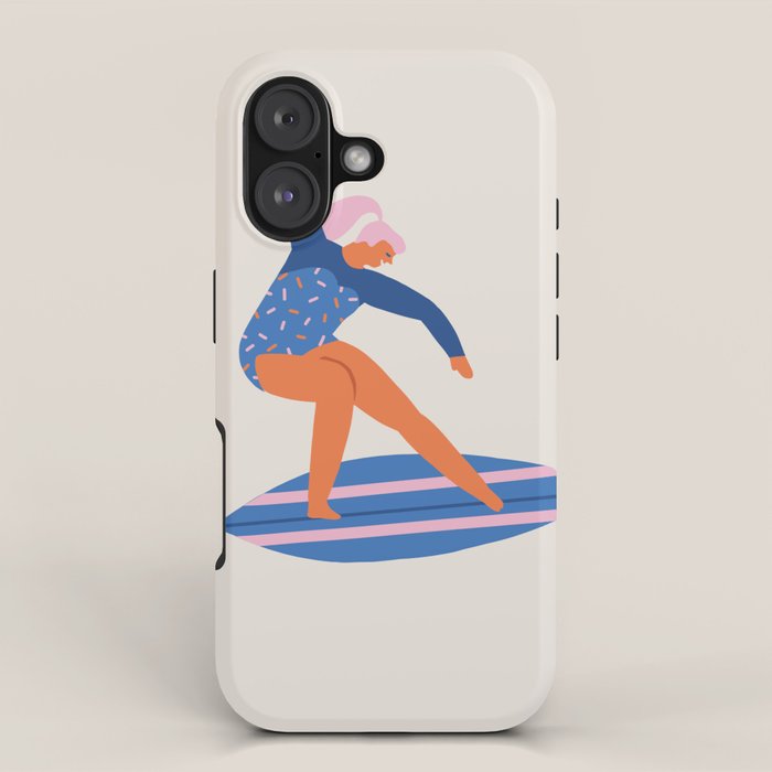Surf girl iPhone Case Gallery Image 1