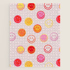 Smiling Faces Pattern Jigsaw Puzzle Gallery Image 1