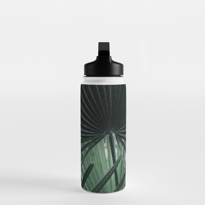 Fan Palms Galore - Tropical Nature Photography Water Bottle Gallery Image 3