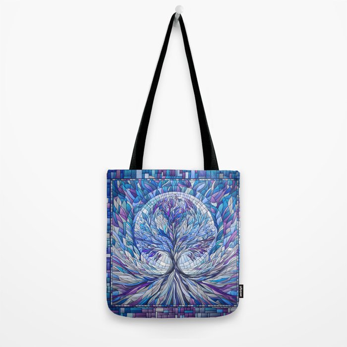 Purple Tree of Tranquility Tote Bag Gallery Image 2
