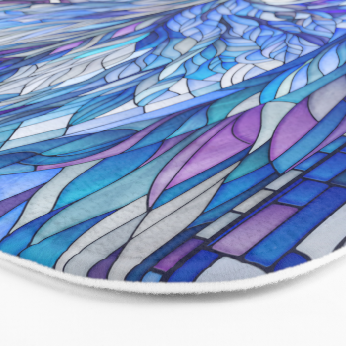 Purple Tree of Tranquility Bath Mat Gallery Image 3