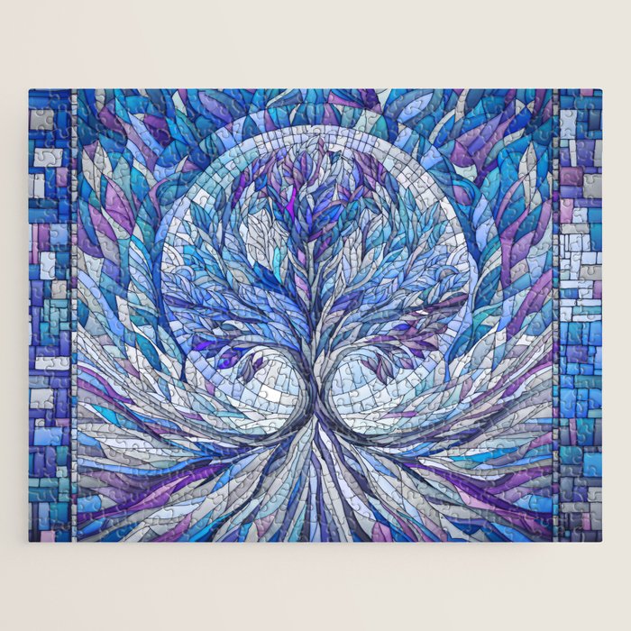 Purple Tree of Tranquility Jigsaw Puzzle Gallery Image 1
