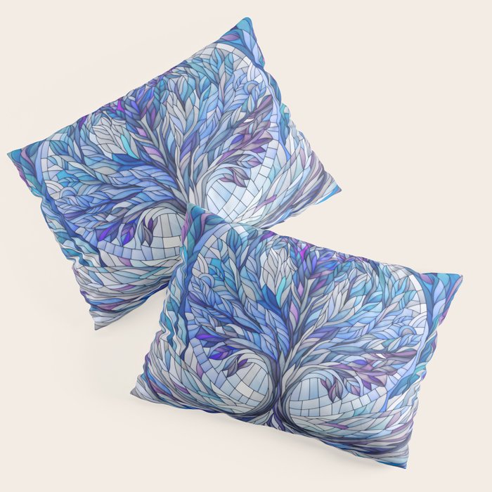 Purple Tree of Tranquility Pillow Sham Gallery Image 1