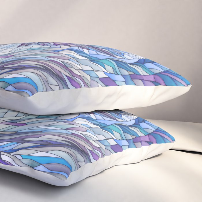 Purple Tree of Tranquility Pillow Sham Gallery Image 3