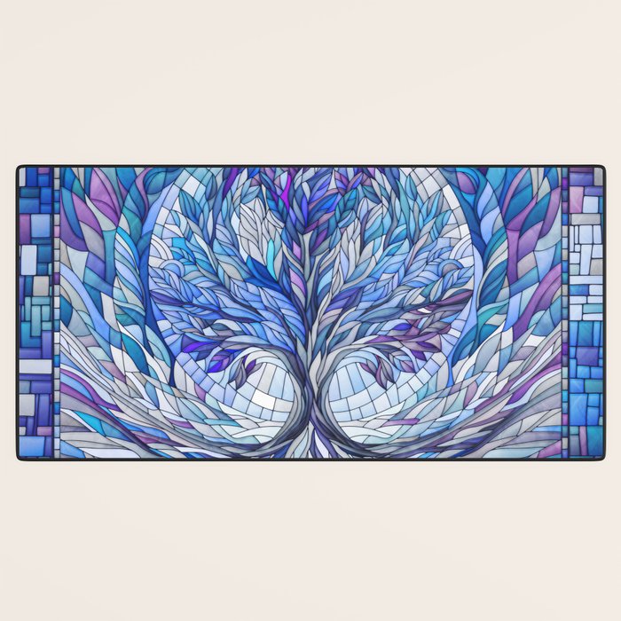 Purple Tree of Tranquility Desk Mat Gallery Image 3