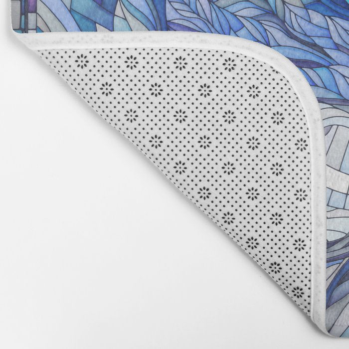 Purple Tree of Tranquility Bath Mat Gallery Image 2