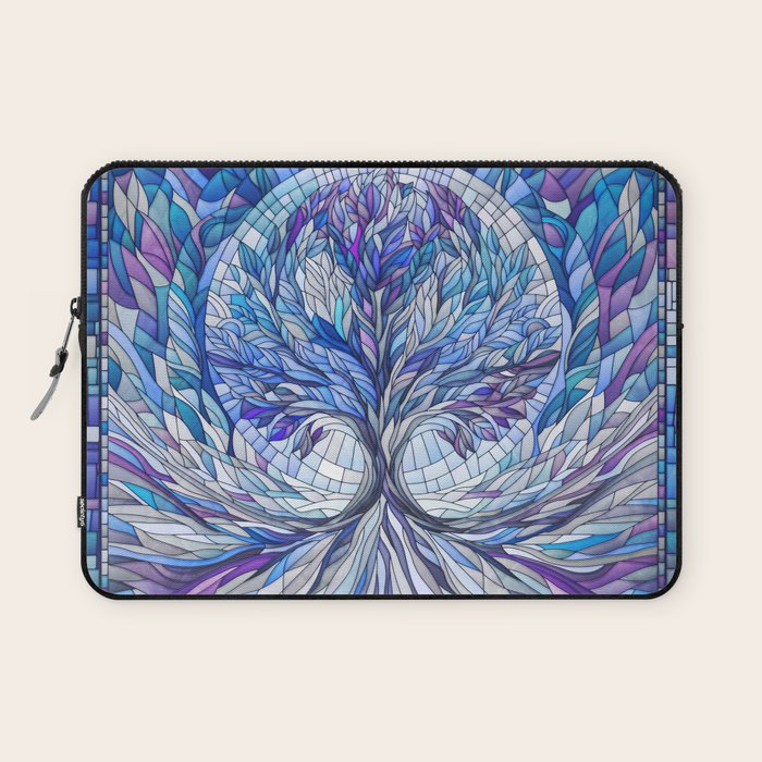Purple Tree of Tranquility Laptop Sleeve Gallery Image 1