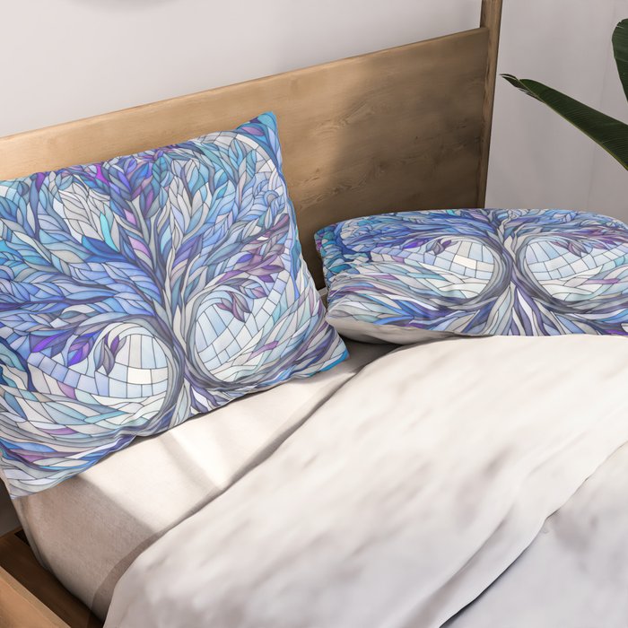 Purple Tree of Tranquility Pillow Sham Gallery Image 2