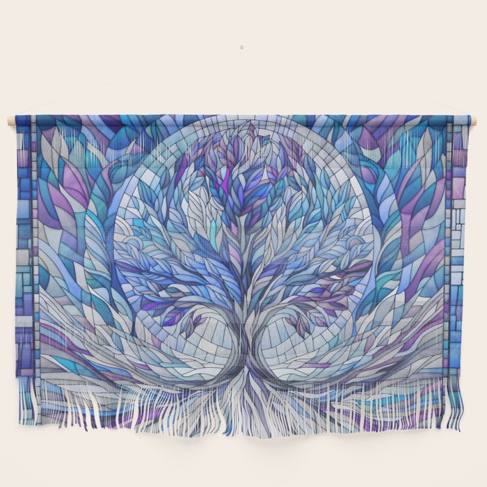 Purple Tree of Tranquility Wall Hanging Gallery Image 1