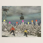 Drunk Skiing Jigsaw Puzzle Gallery Image 1