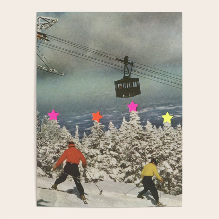Drunk Skiing Poster Gallery Image 1