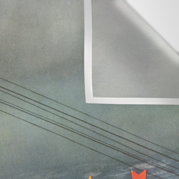 Drunk Skiing Wall Tapestry Gallery Image 3