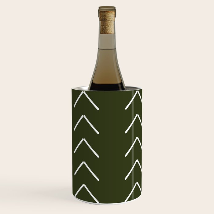 Mudcloth II (Olive Green) Wine Chiller Gallery Image 3