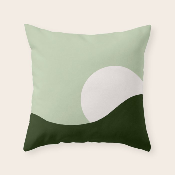Abstract sun Throw Pillow Gallery Image 6