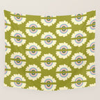 Retro Rainbow Flower Wall Tapestry Gallery Image 4