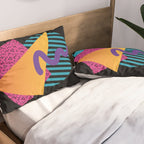Memphis Pattern 29 / 80s - 90s Retro Pillow Sham Gallery Image 2