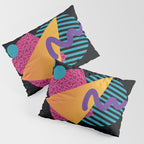 Memphis Pattern 29 / 80s - 90s Retro Pillow Sham Gallery Image 3