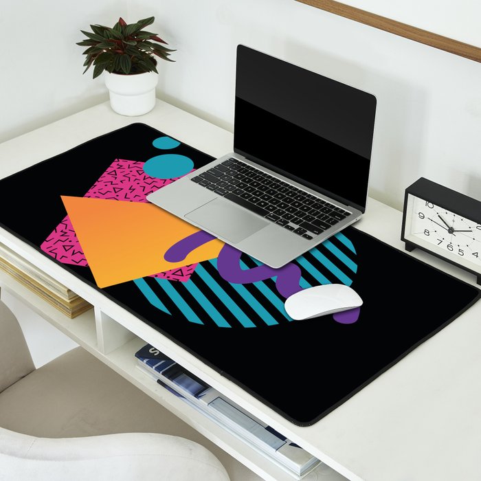 Memphis Pattern 29 / 80s - 90s Retro Desk Mat Gallery Image 2
