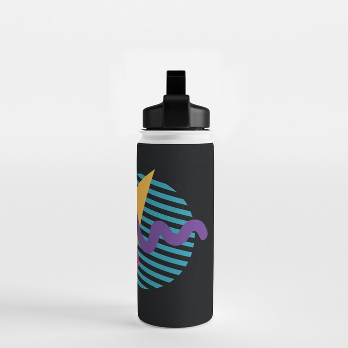 Memphis Pattern 29 / 80s - 90s Retro Water Bottle Gallery Image 2