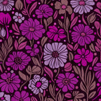 Eternal Summer Block Print Countryside Vibes Flower Garden Fuchsia Coffee Mug Gallery Image 2