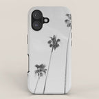 Black & White Palm Trees, Beach Palms iPhone Case Gallery Image 1